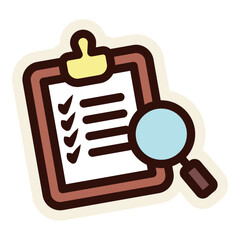checklist clipboard inspection sticker