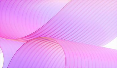 3d rendering of abstract layered crystal glass background.