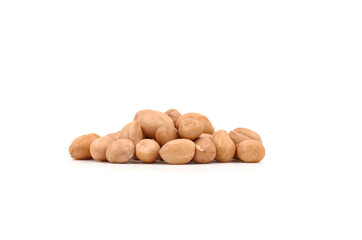 Fototapeta premium nuts on a white background