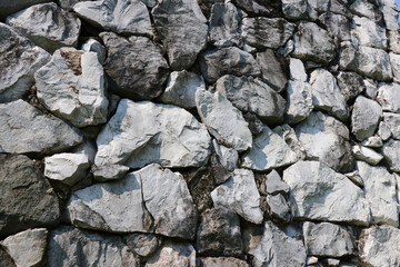 Wall made of stone for background