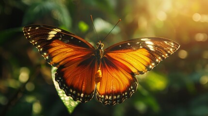 Naklejka premium Butterfly in Sunlight.