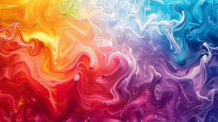 Liquid color waves background