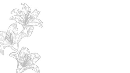 Retro 90s flower background. vintage flower line art background. vintage flower ornament background. floral ornamental background. Floral hand drawn background.