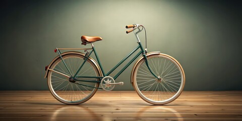 Fototapeta premium Vintage of a classic bicycle with a retro design , vintage, bike, bicycle,retro, design, antique, transportation, old-fashioned