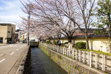 Kanazawa city views and buildings Japan