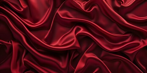 Obraz premium Deep crimson red background with a velvety texture, providing a luxurious and dramatic look, ideal for high-end fashion or luxury accessories