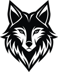 wolf head vector illustration