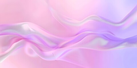 Obraz premium Gradient background transitioning from pastel pink to lavender, providing a gentle and romantic atmosphere, ideal for beauty products or wedding accessories