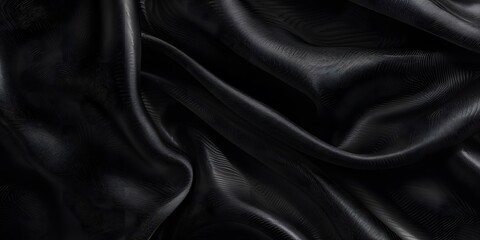 Fototapeta premium Classic black background with a subtle sheen, creating a sleek and elegant look, ideal for luxury tech gadgets or sophisticated products 