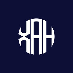 xah circle logo design