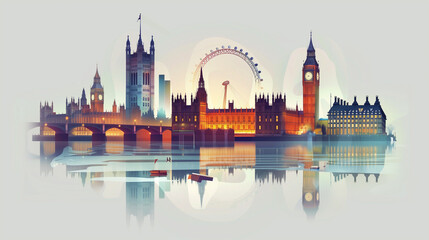 Fototapeta premium houses of parliament