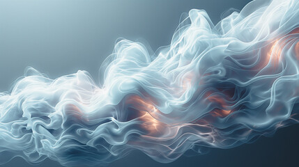 Design stunning abstract textures merging smoke with parabola curve stock graphs for a modern aesthetic.