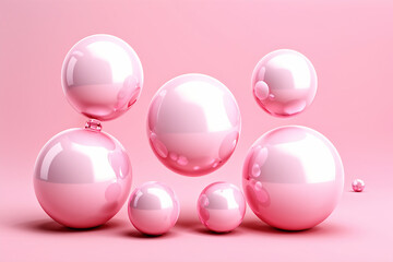 Pink circle generative ai