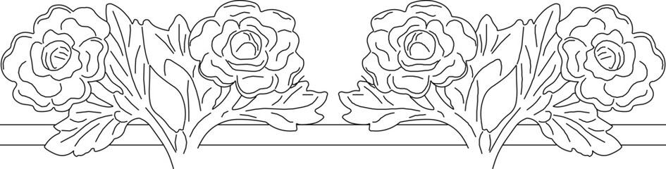 Sketch illustration silhouette vector drawing detail design decoration ornament icon logo symbol old classic vintage