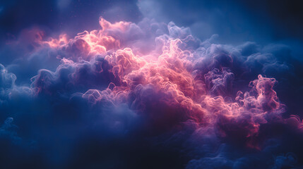 A beautiful blue sky with fluffy white clouds paints a scenic day