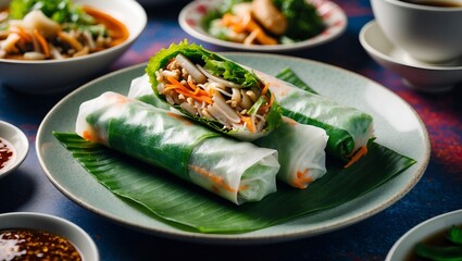 Kuay Teow Lui Suan (Fresh Spring Rolls)