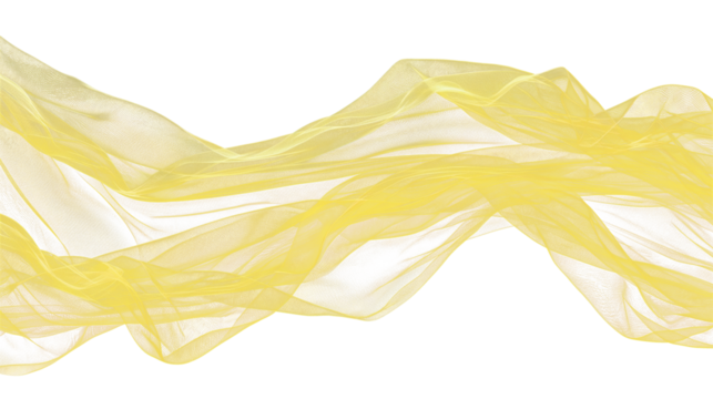 Corrugated tulle fabric, yellow, easily color changeable with hue/saturation adjustments