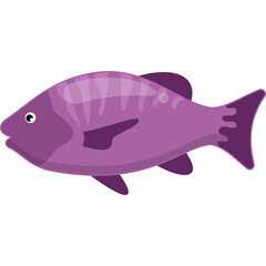 Fish Flat Illustration