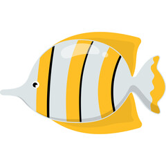 Fish Flat Illustration