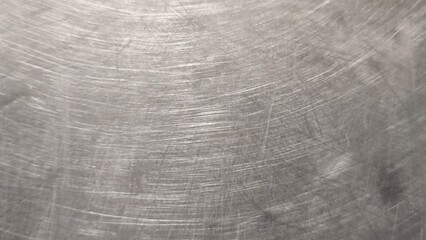 The table surface is made of stainless steel.