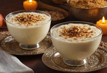 A Feast for the Eyes: Hyperrealistic Indian Rice Pudding Photography