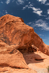 Fototapeta premium valley of fire landscape Moapa Valley Nevada