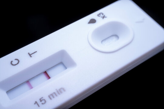Novel coronavirus 2019 nCoV antigen detection kit positive