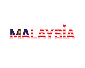Independence Day of Malaysia, I love Malaysia, Independence Day, Malaysia, Happy Independence Day, National Day, Freedom, 31st August, Editable, Malaysia Independence Day, Vector, Flag, Icon, Design