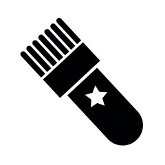 Electric razor icon. vector graphics