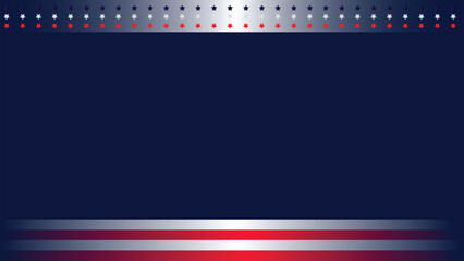 United States national flag isolated for memorial day background copy space area