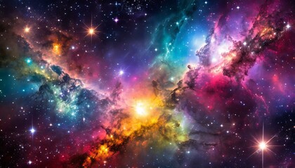 Fototapeta premium 宇宙に広がる星