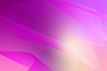 Abstract Background with Flowing Lines in Purple and Pink