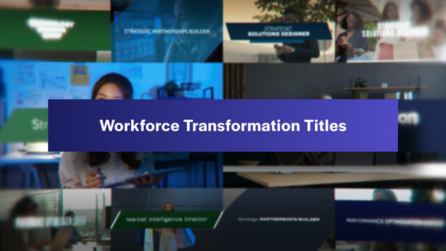 Workforce Transformation Titles | 10 Motion Titles with Control Panels