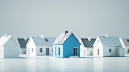 The standout blue house