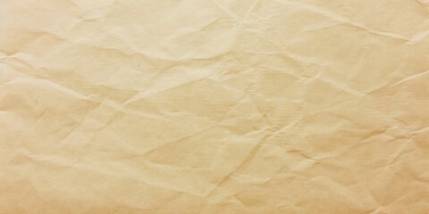 Obraz premium crumpled beige paper texture , copy space concept for wallpaper or background
