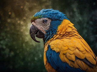 Obraz premium blue and yellow macaw