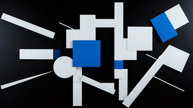 Abstraktion Erinnerungen an die Zukunft 16x9. Hintergrund f&uuml;r das Design 1.