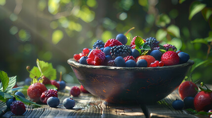 berries in a bowl