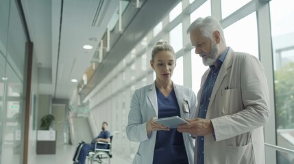 Fototapeta premium The doctors in hospital