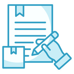 Contract Agreement  Icon Element For Design