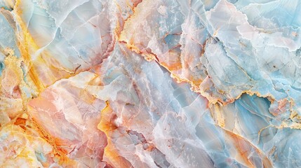 Iridescent colored marble with mineral content