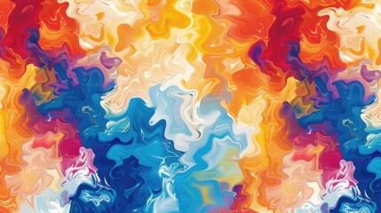 A vibrant and abstract color seamless pattern perfect for adding a dynamic touch to your background texture