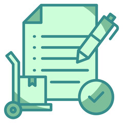 Purchase Requisition  Icon Element For Design