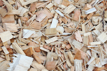 Holzspäne, Holzreste, Schnittholz, Holz