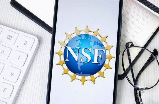 New York, USA - 30 June 2024: National Science Foundation NSF Logo or Icon on Phone Screen