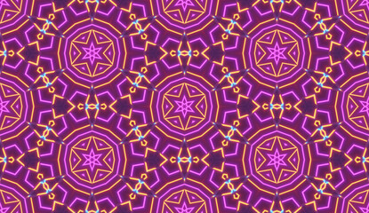 Neon Line Motion Abstract Seamless Pattern Background