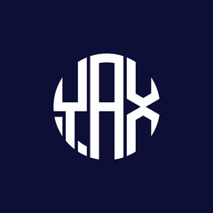 yax circle logo design