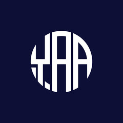 yaa circle logo design