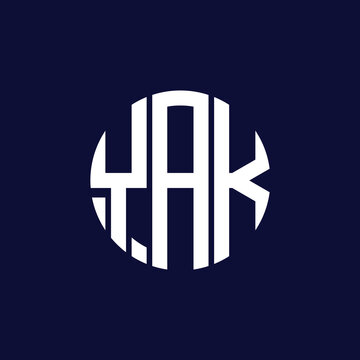 yak circle logo design