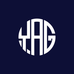 yag circle logo design